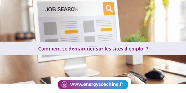 Ecran d'ordinateur pour savoir comment se démarquer sur les sites d'emploi