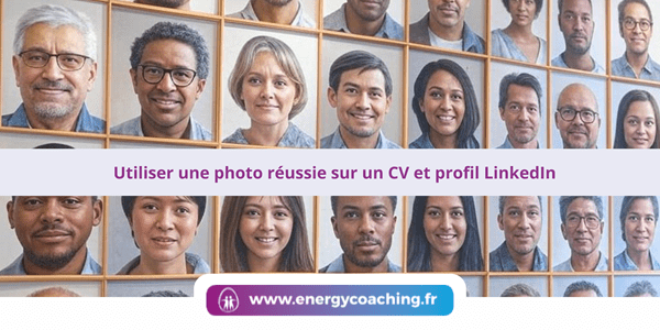 Mozaique de visages pour Utiliser une photo réussie sur un CV et profil LinkedIn