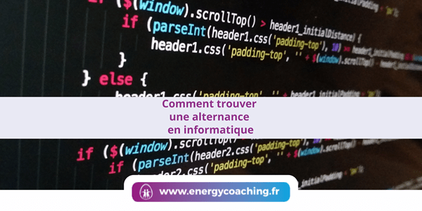 Comment trouver une alternance en informatique